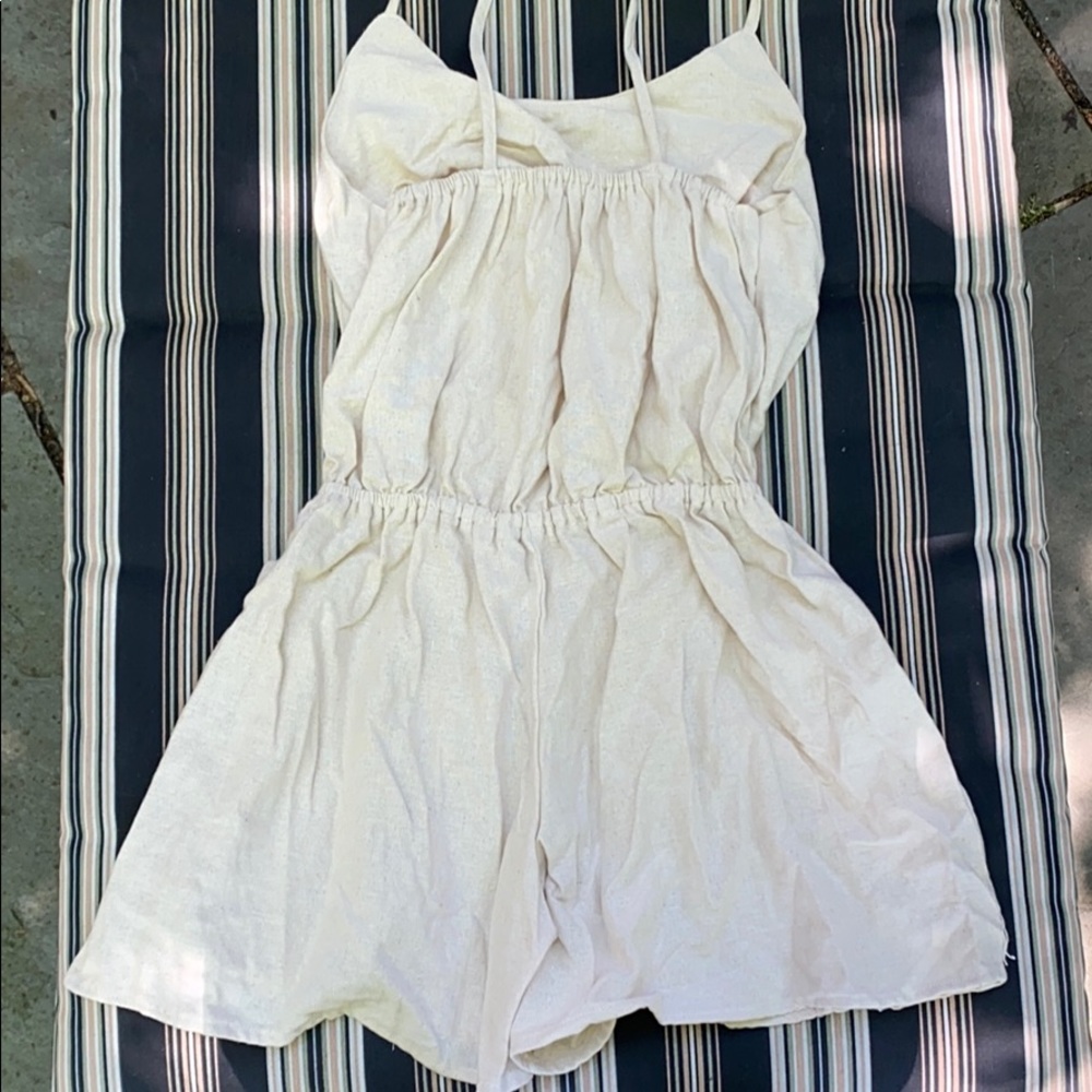 Twill romper - Picture 3 of 3